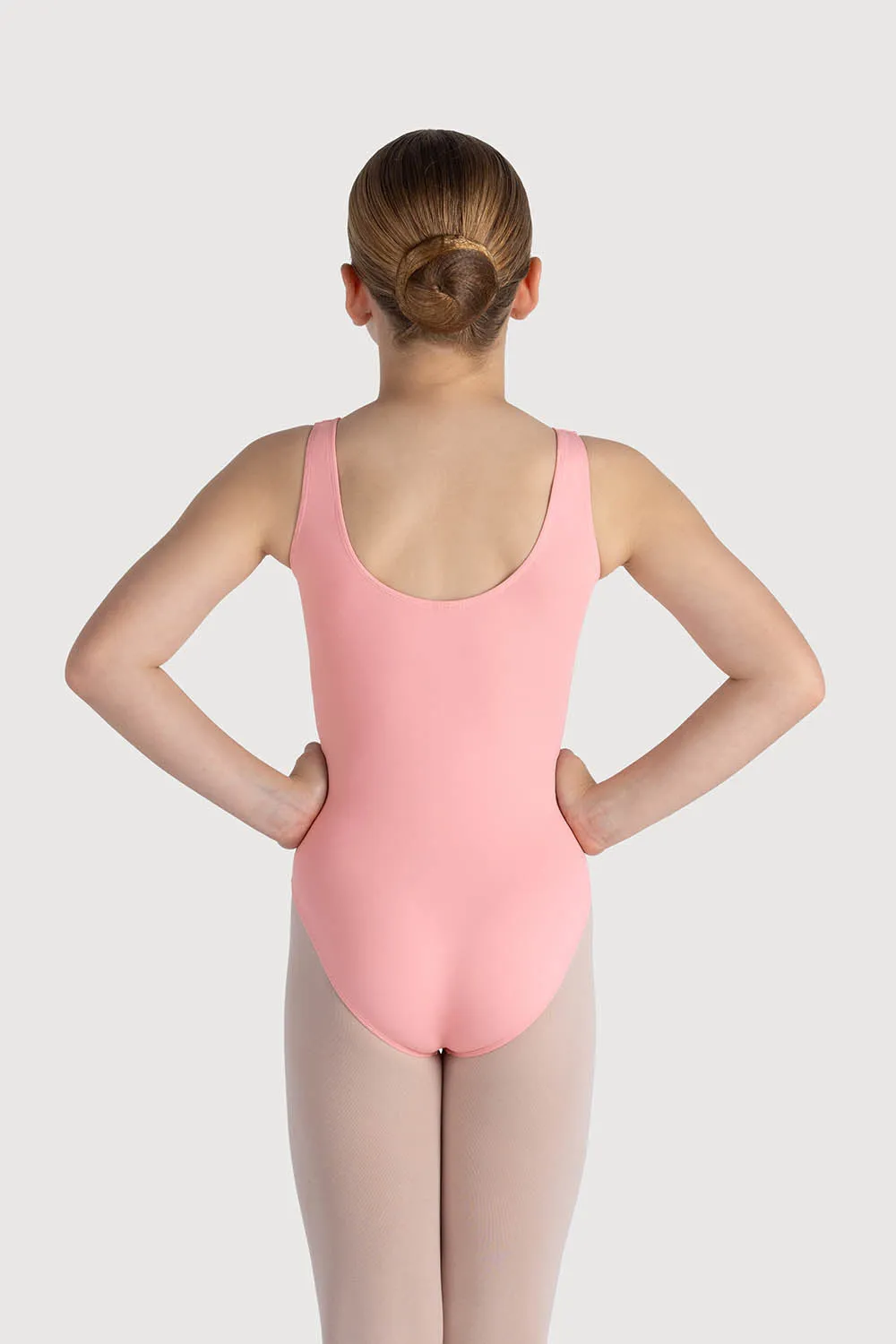 L0828G - Bloch Overture Odetta Sleeveless Pleat Girls Leotard