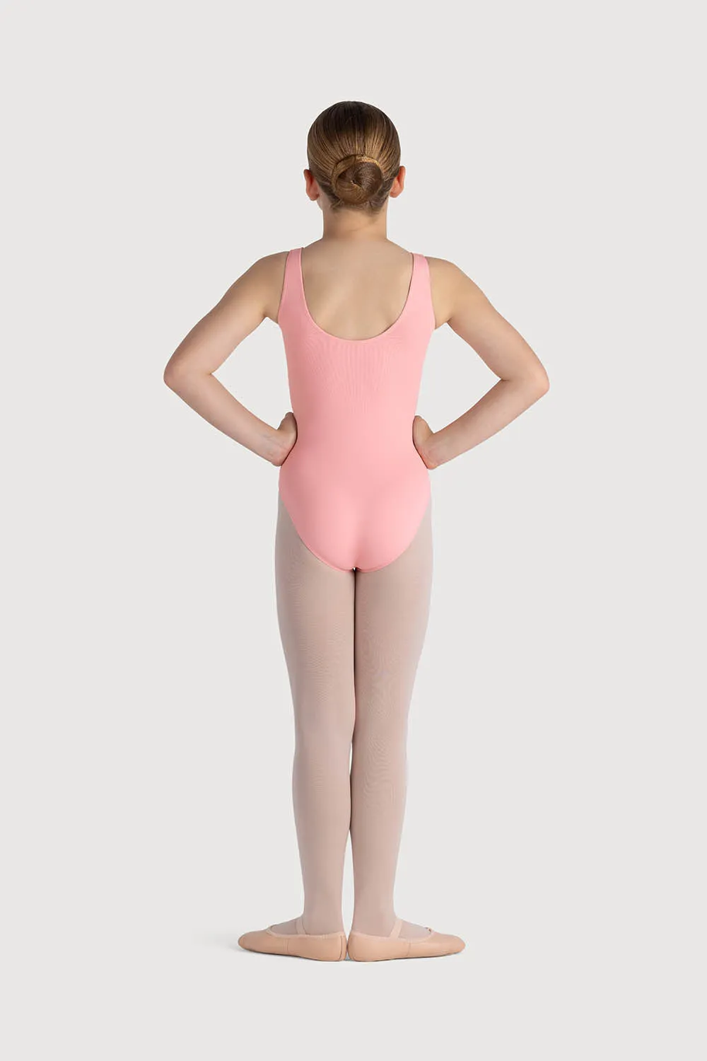 L0828G - Bloch Overture Odetta Sleeveless Pleat Girls Leotard