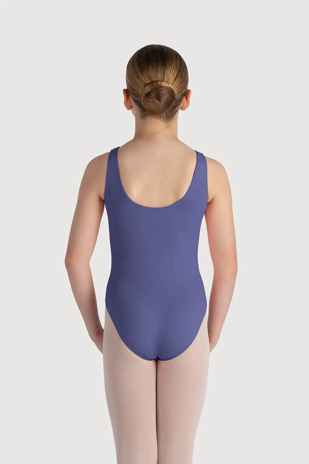 L0828G - Bloch Overture Odetta Sleeveless Pleat Girls Leotard