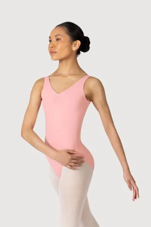 L0828L - Bloch Overture Odetta Sleeveless Pleat Womens Leotard