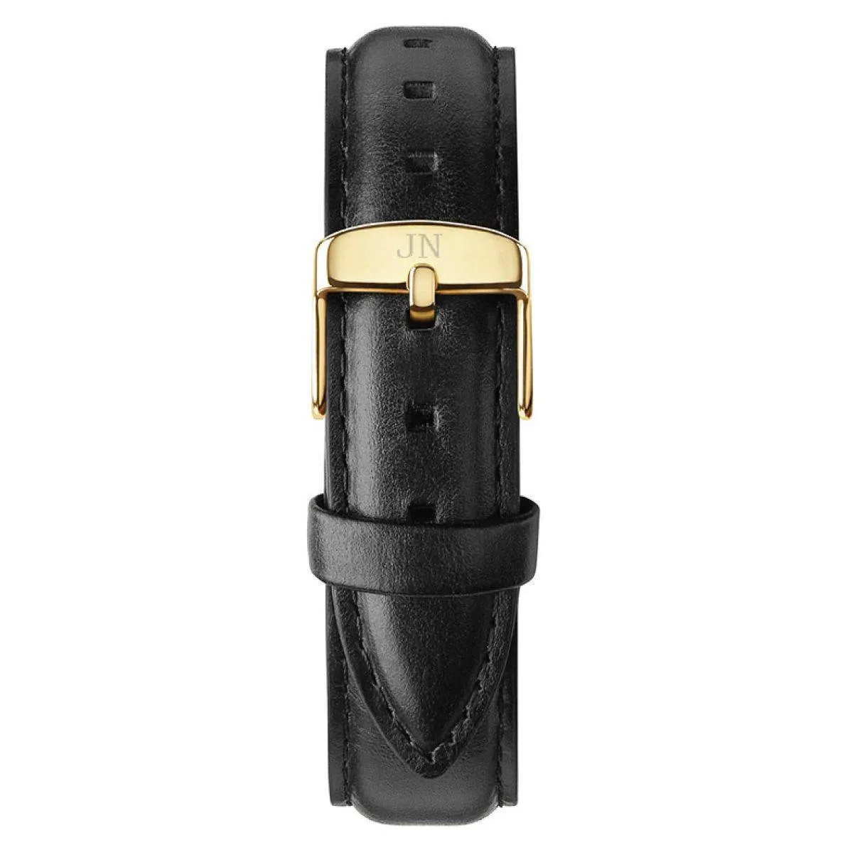 Lansdowne - Gold Timepiece with Black Leather