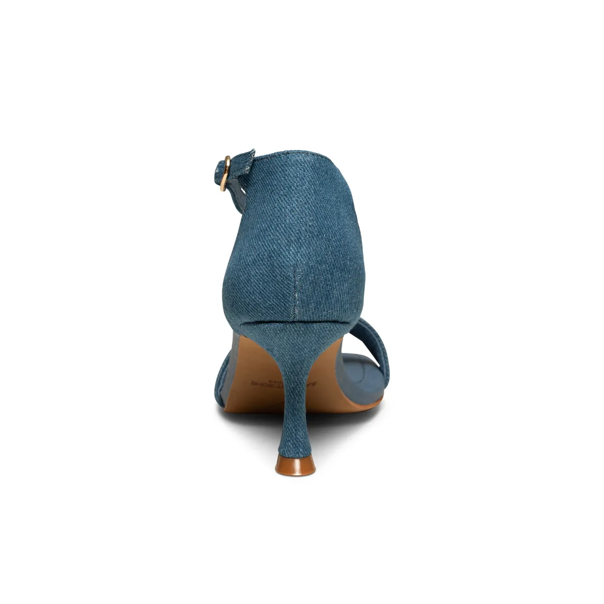 Leah Ankle Strap Denim