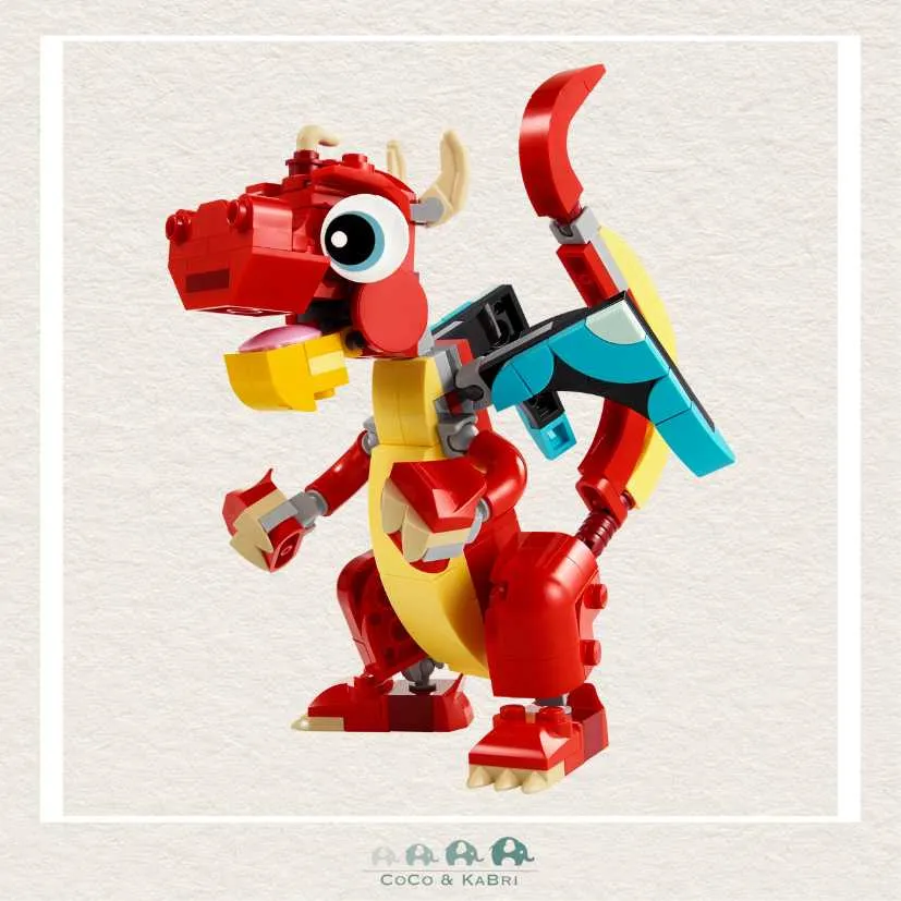 LEGO® Creator Red Dragon 3in1 Animal Toy Set