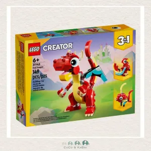 LEGO® Creator Red Dragon 3in1 Animal Toy Set