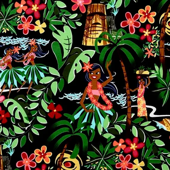 Leis, Luaus and Aloha black