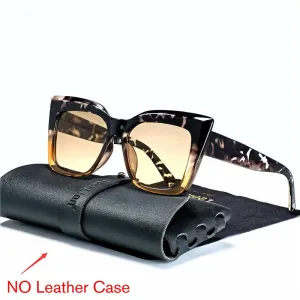 LeonLion Leopard Cateye Sunglasses Women Retro Eyewear Shades for Women Wholesale Luxury Square Oversized Glasses Gafas De Sol
