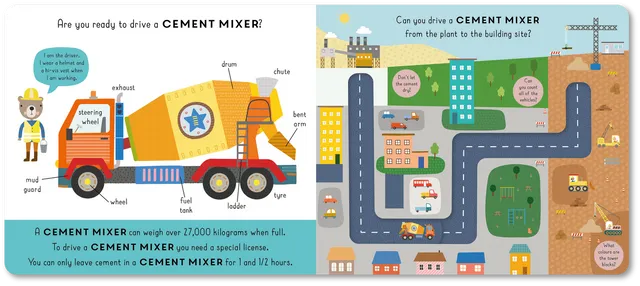 Little Journeys Construction Board Book