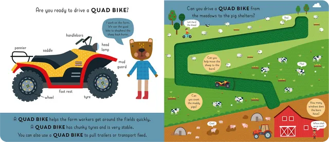 Little Journeys Farmyard Board Book