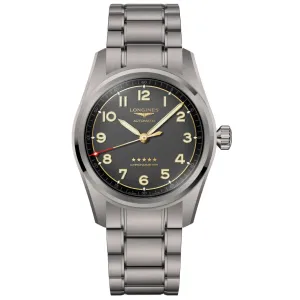 LONGINES SPIRIT 42mm Clock Antiracite Titanium Automatic L3.811.1.53.6