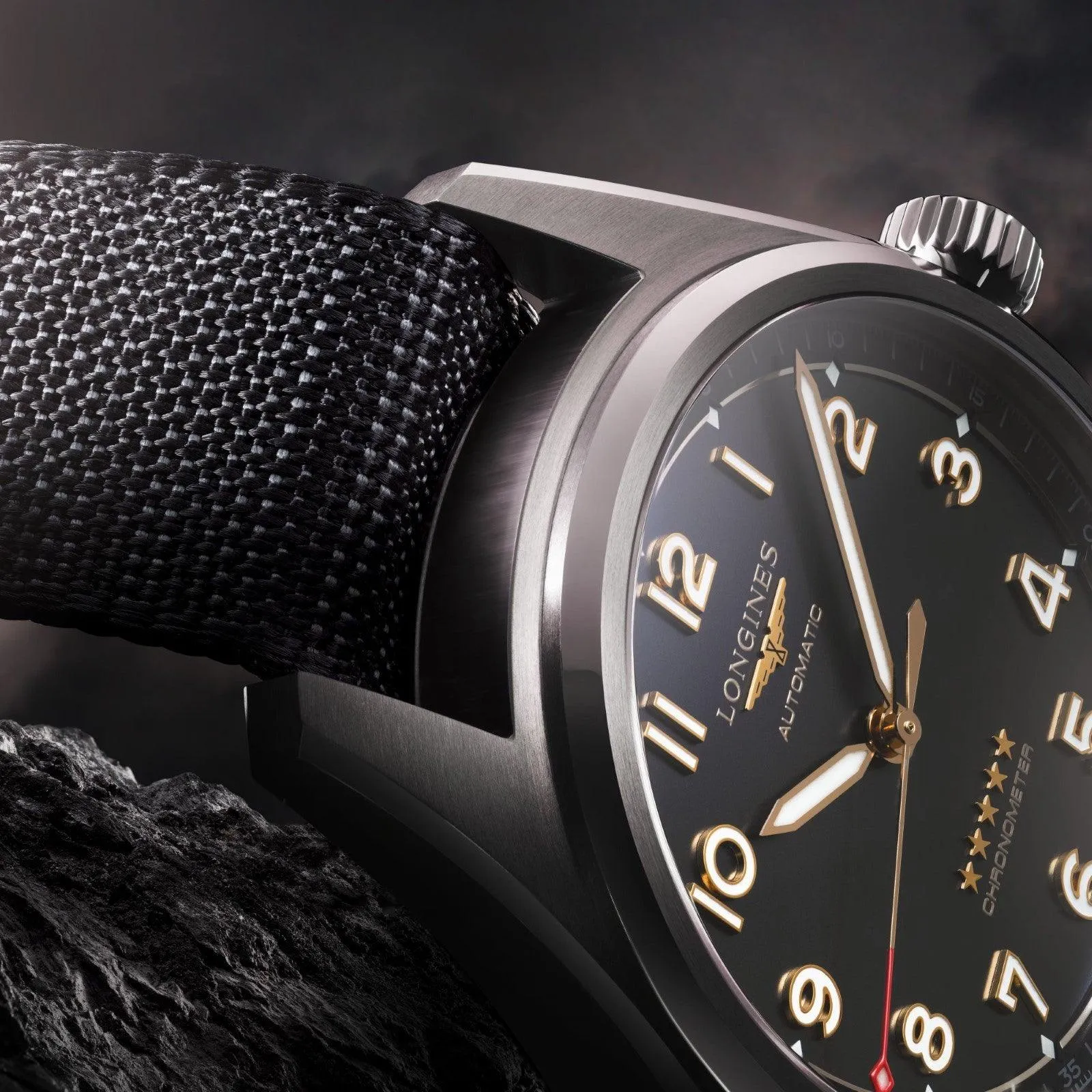 LONGINES SPIRIT WATCH 40MM ANTRACITE AUTOMATIC TITANIO L3.810.1.53.2