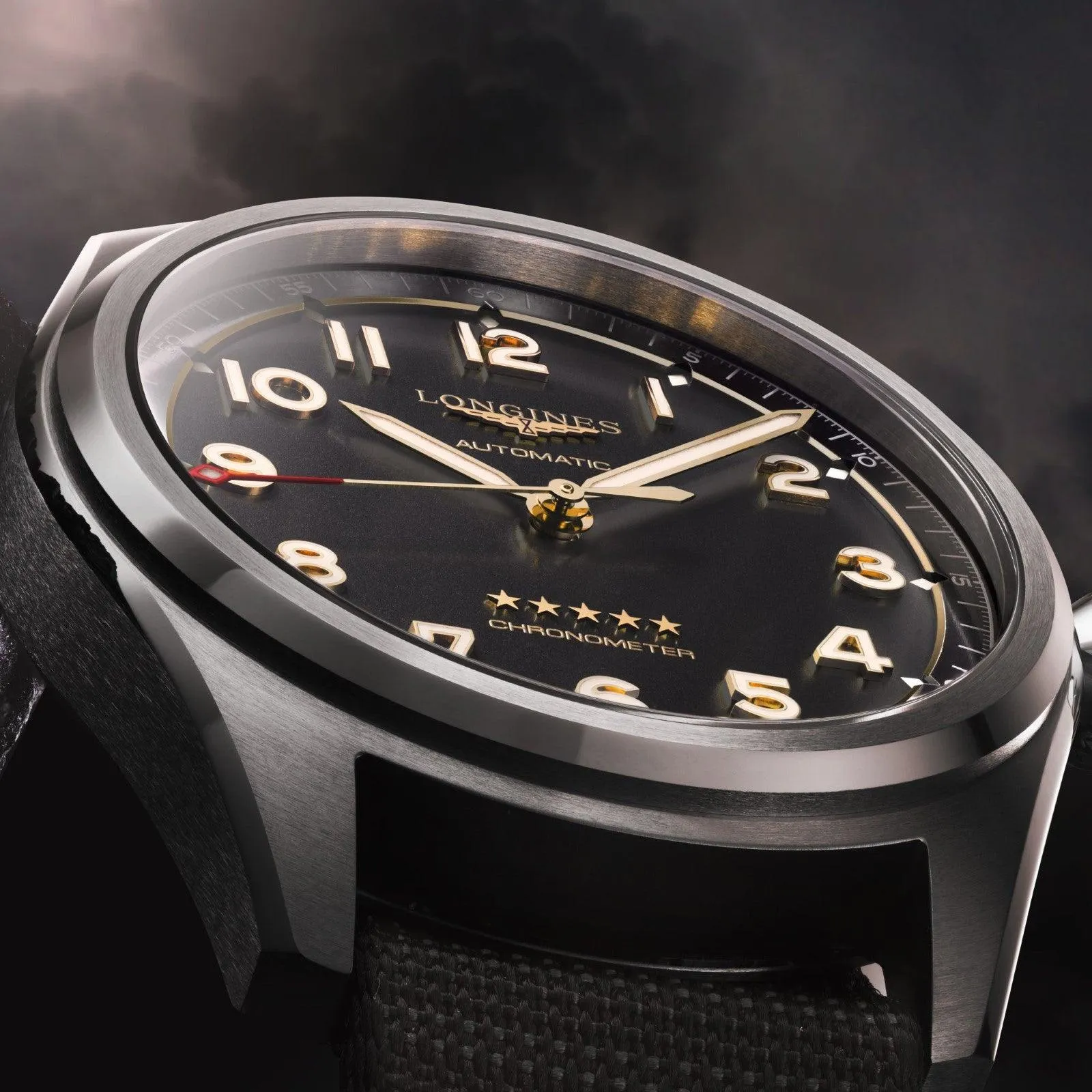 LONGINES SPIRIT WATCH 40MM ANTRACITE AUTOMATIC TITANIO L3.810.1.53.2