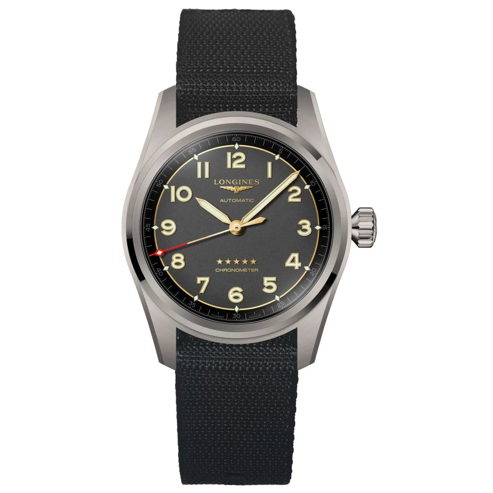 LONGINES SPIRIT WATCH 40MM ANTRACITE AUTOMATIC TITANIO L3.810.1.53.2