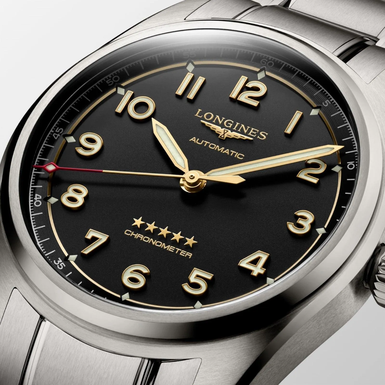 LONGINES SPIRIT WATCH 40MM Automatic Gray Titanium L3.810.1.53.6