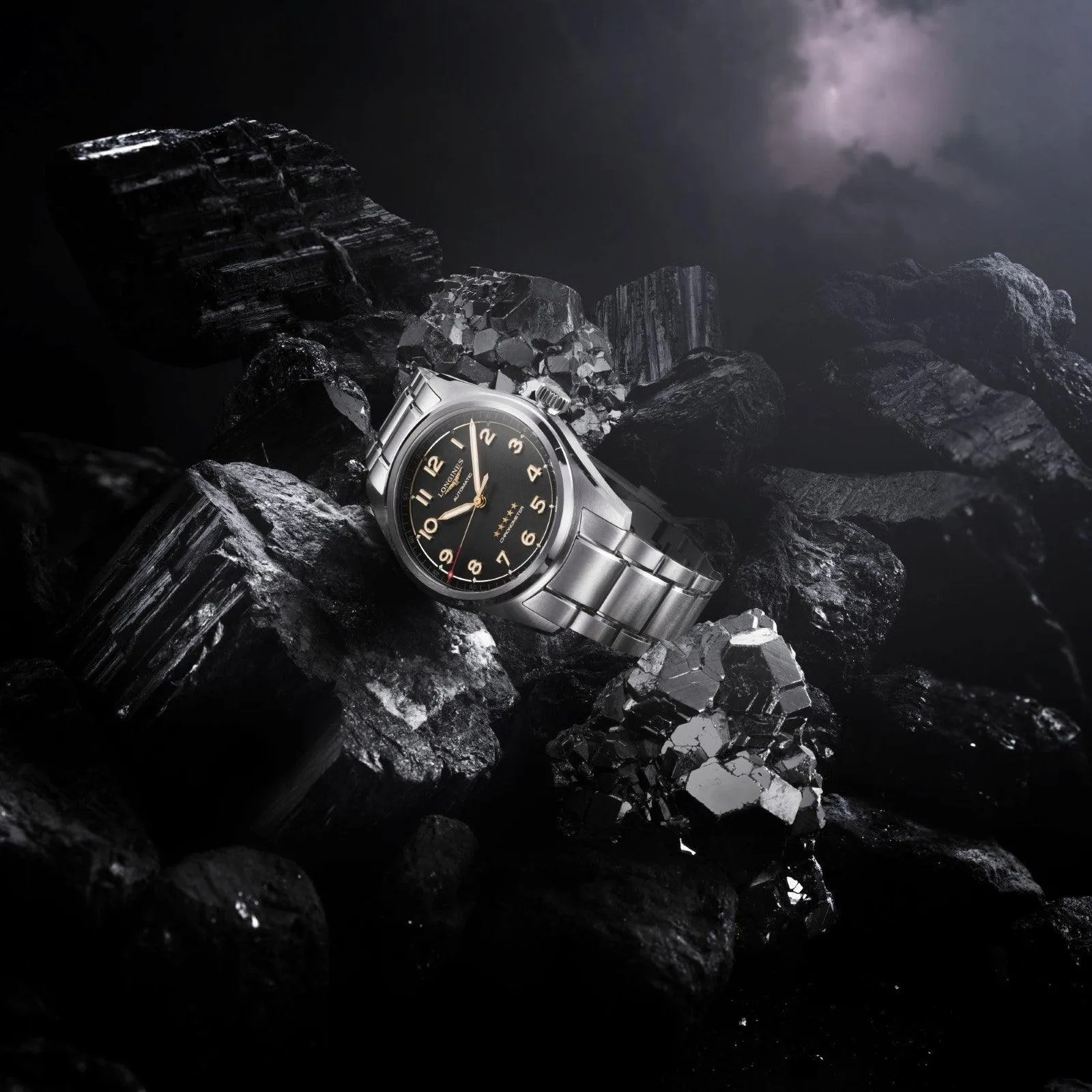 LONGINES SPIRIT WATCH 40MM Automatic Gray Titanium L3.810.1.53.6