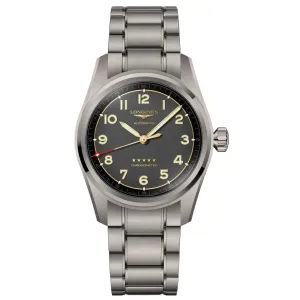 LONGINES SPIRIT WATCH 40MM Automatic Gray Titanium L3.810.1.53.6