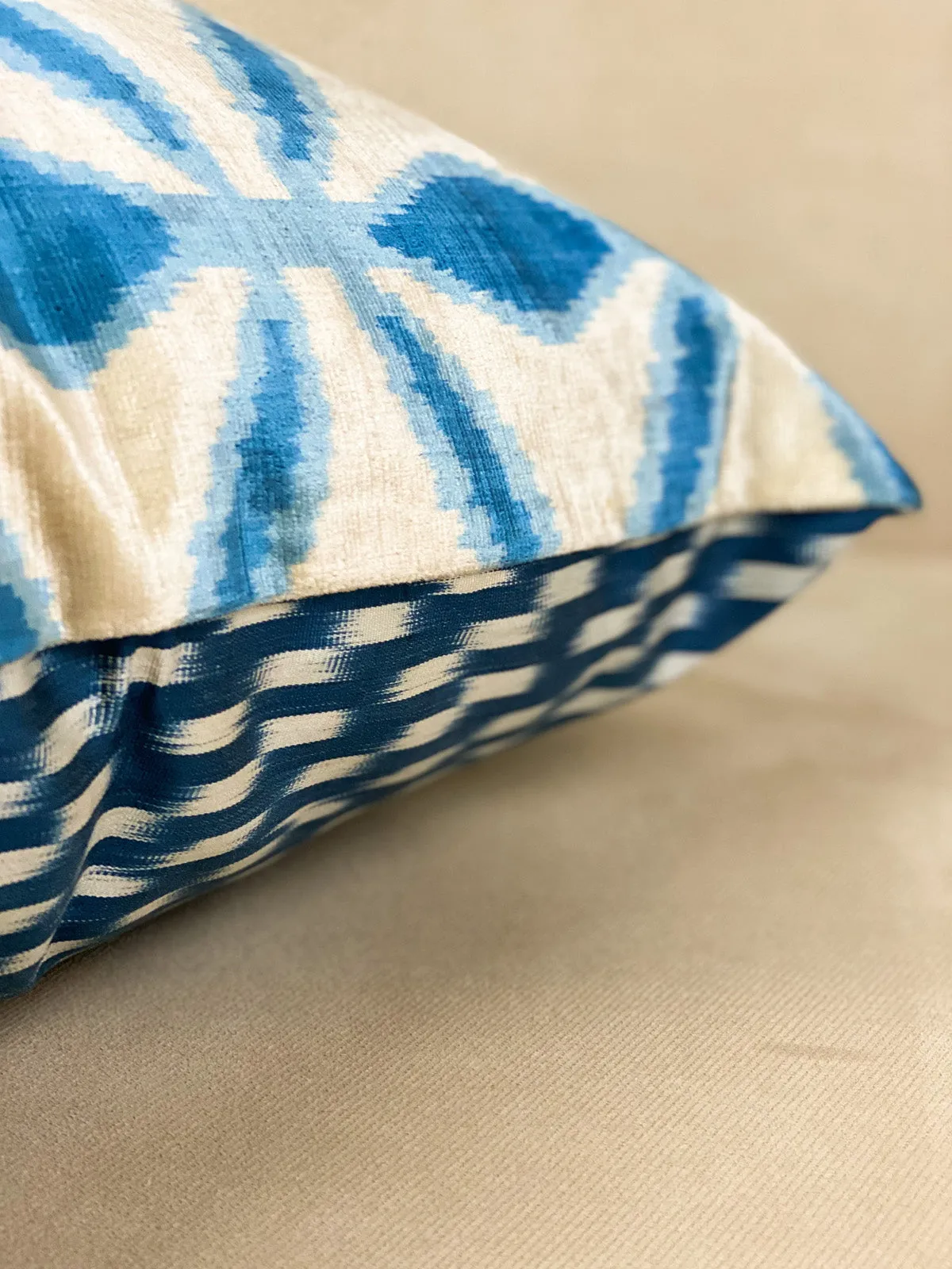 Luxe Ocean Breeze Square Pillow Cover