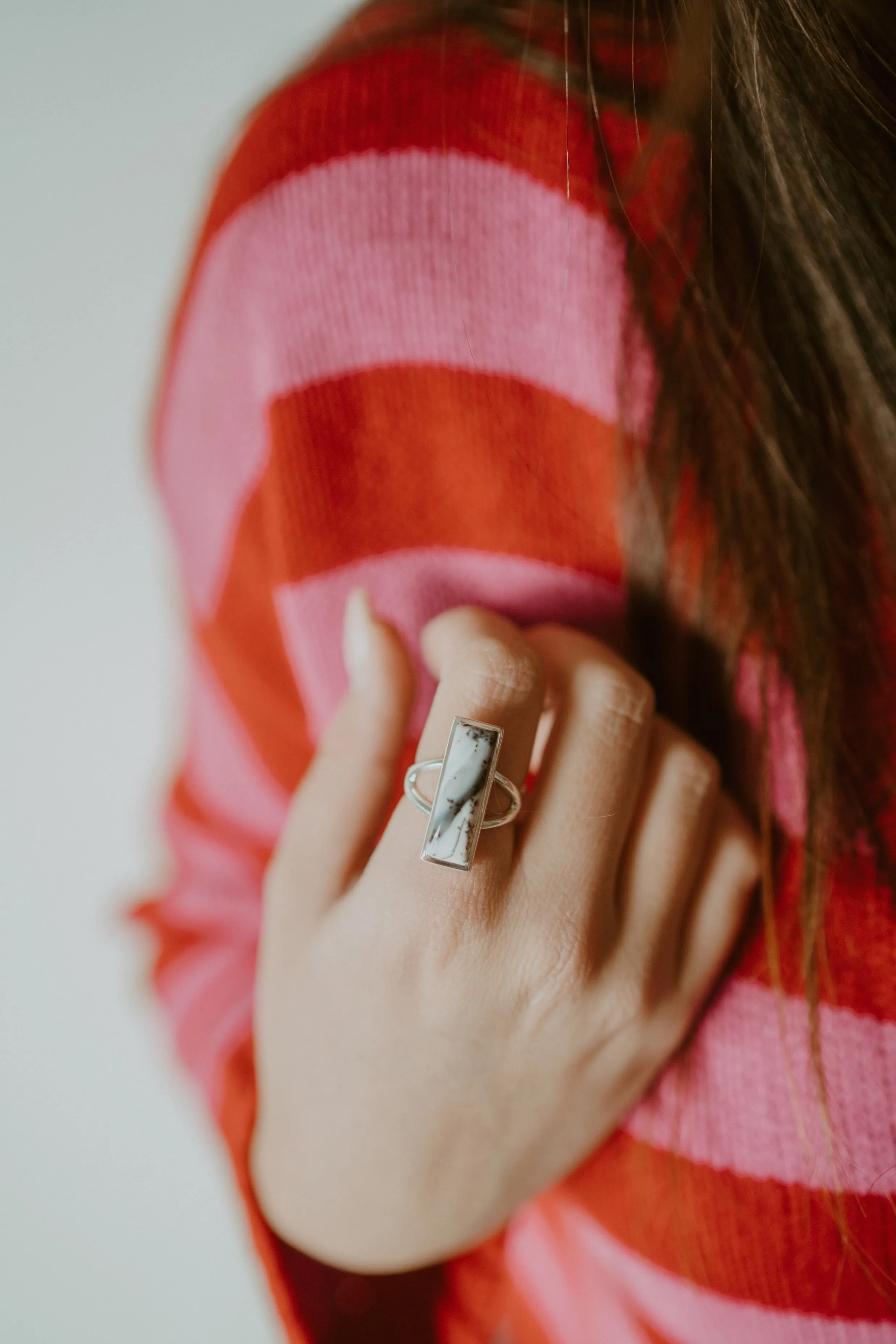 Mally Ring | Dendritic Opal