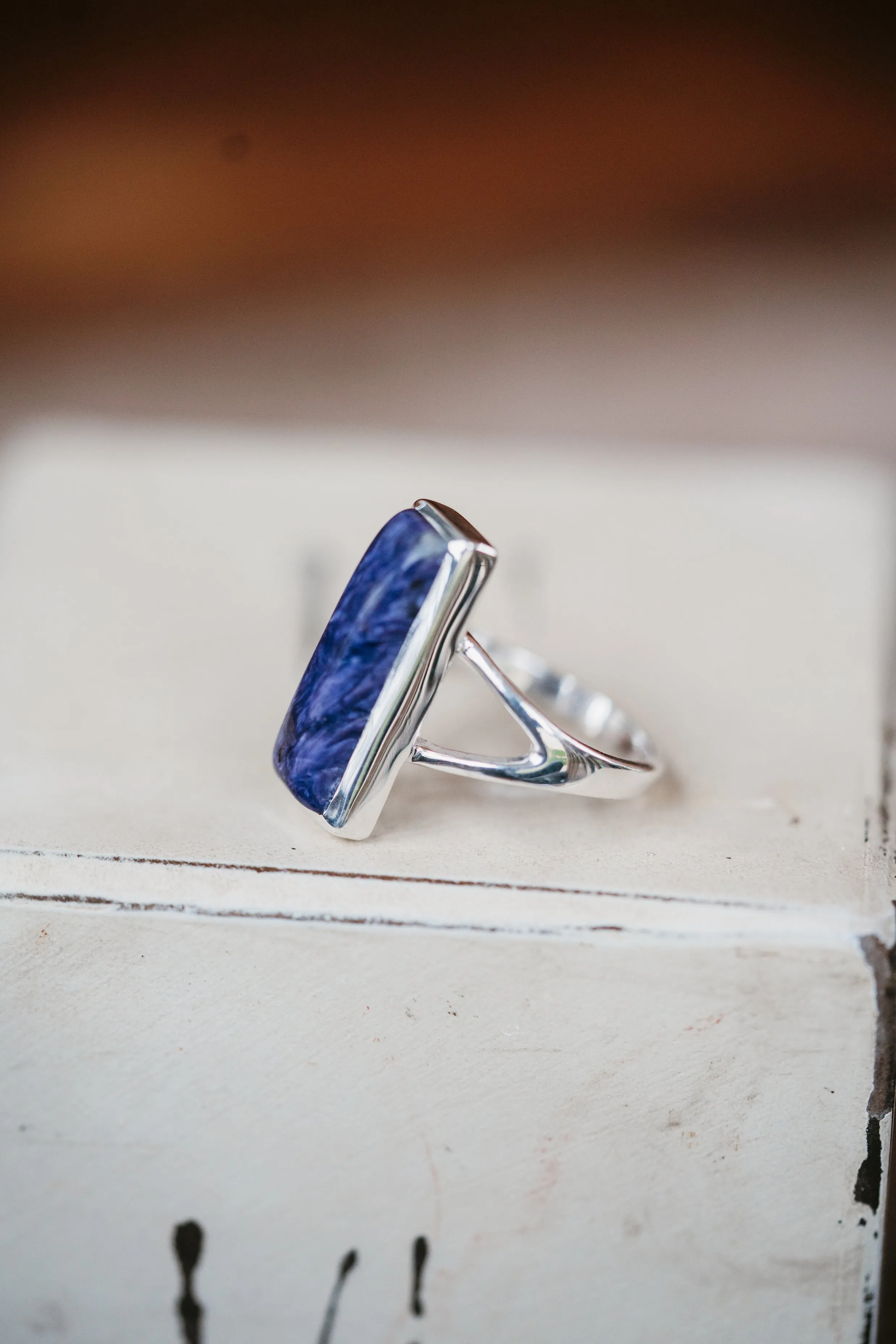 Mally Ring | Purple Charoite