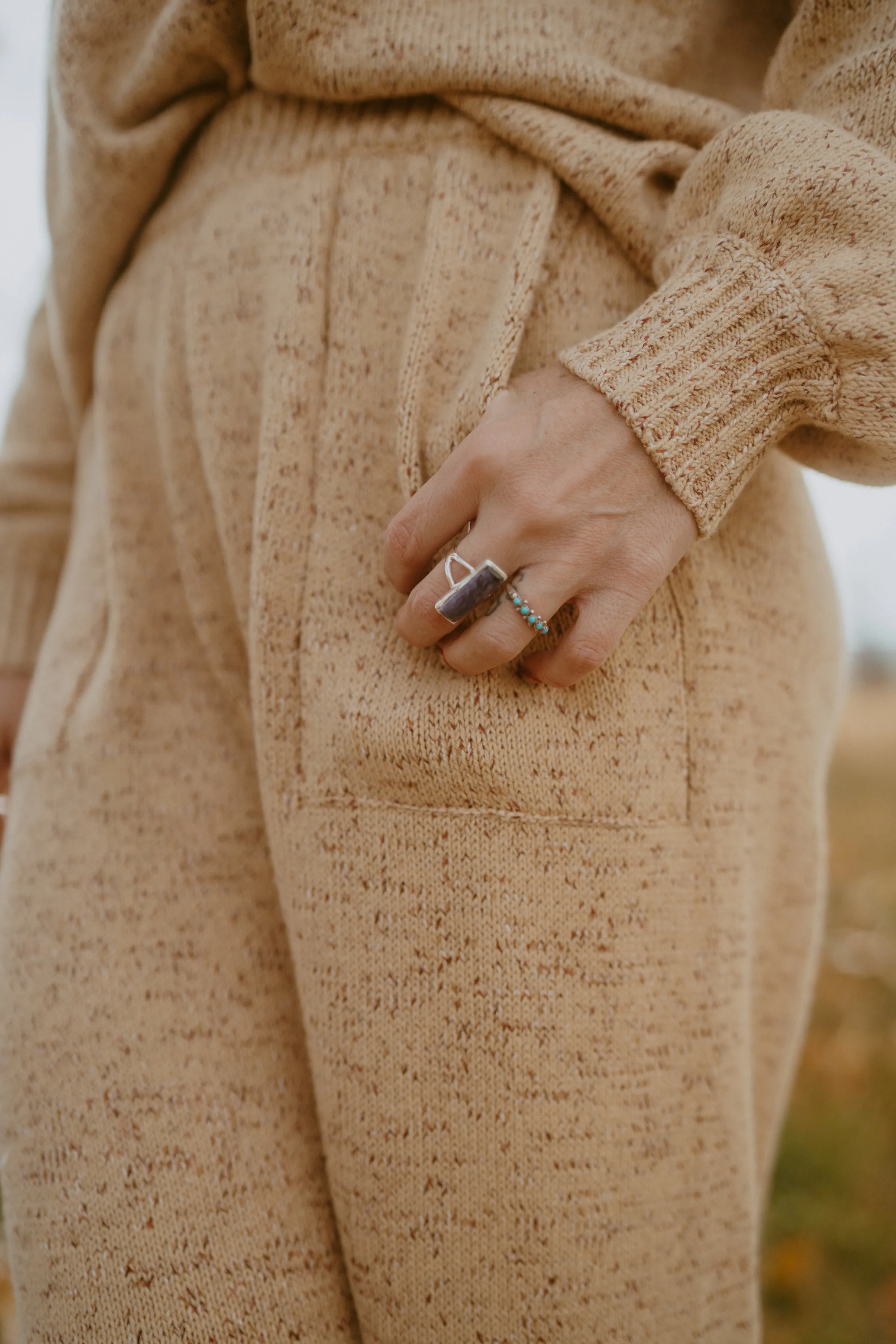 Mally Ring | Purple Charoite
