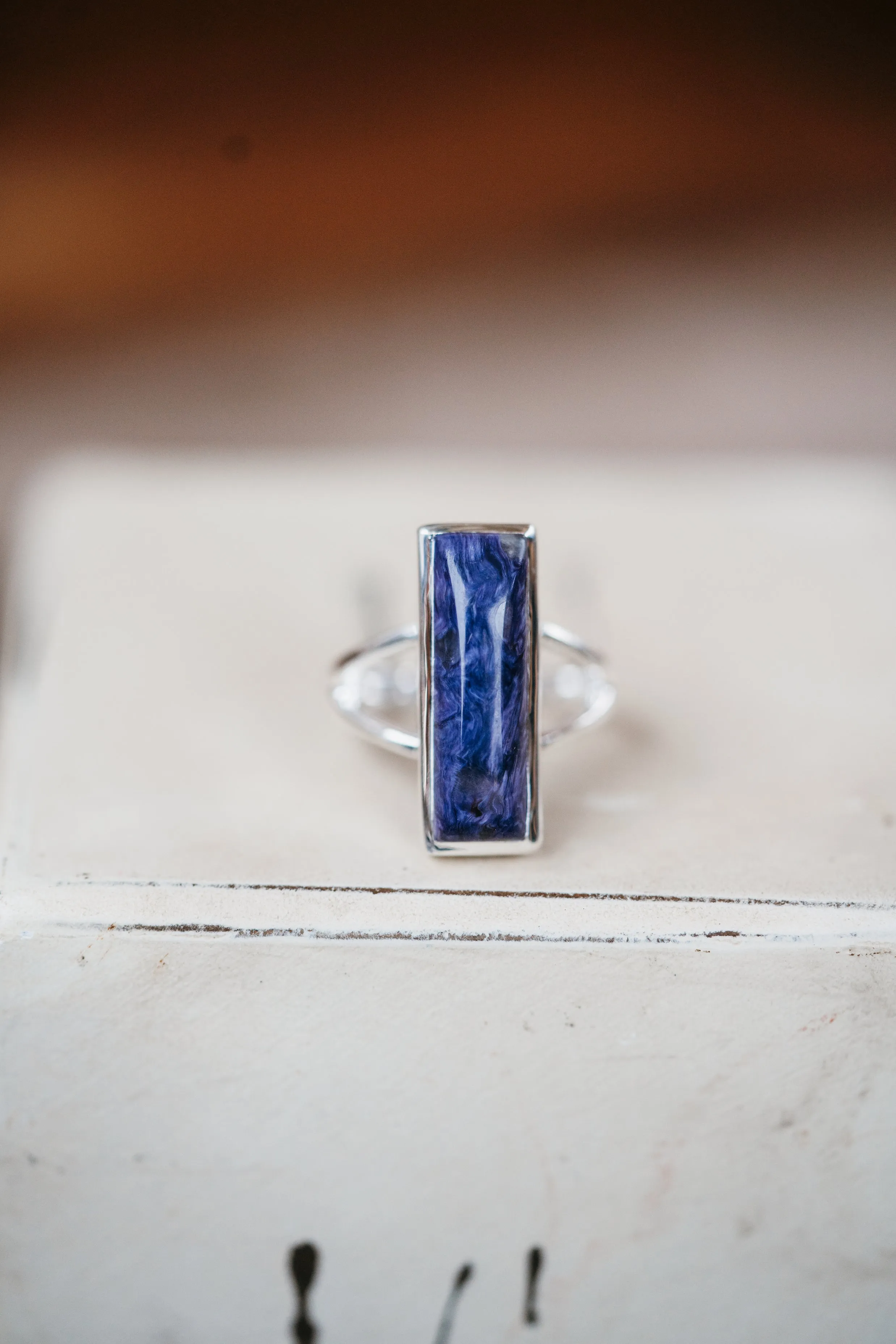 Mally Ring | Purple Charoite