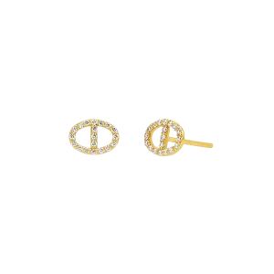 Mariner Diamond Stud Earrings