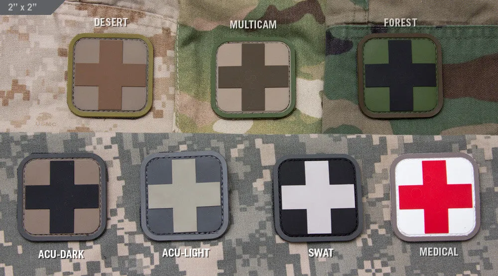 MEDIC SQUARE 2" PVC PATCH