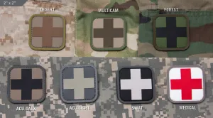 MEDIC SQUARE 2" PVC PATCH