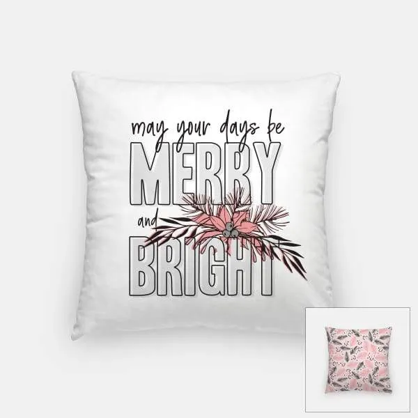Merry and Bright modern retro Christmas