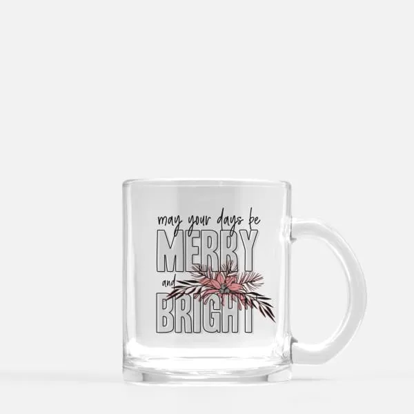 Merry and Bright modern retro Christmas