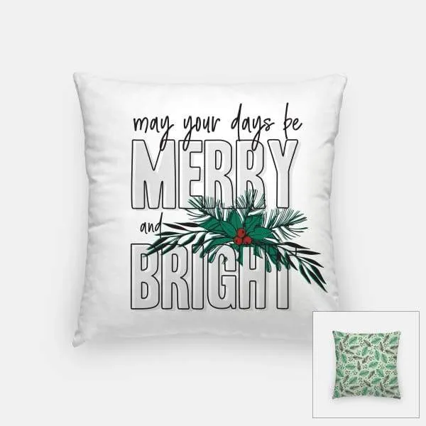 Merry and Bright modern retro Christmas