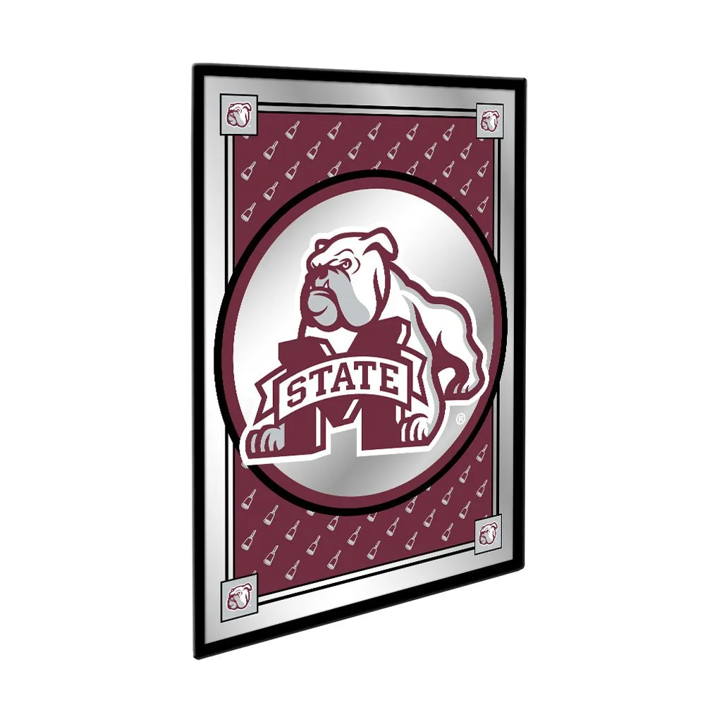 Mississippi State Bulldogs: Team Spirit, Mascot - Framed Mirrored Wall Sign