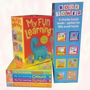 My Fun Learning and Book Towers 12 Books Bundle Collection With Box Set