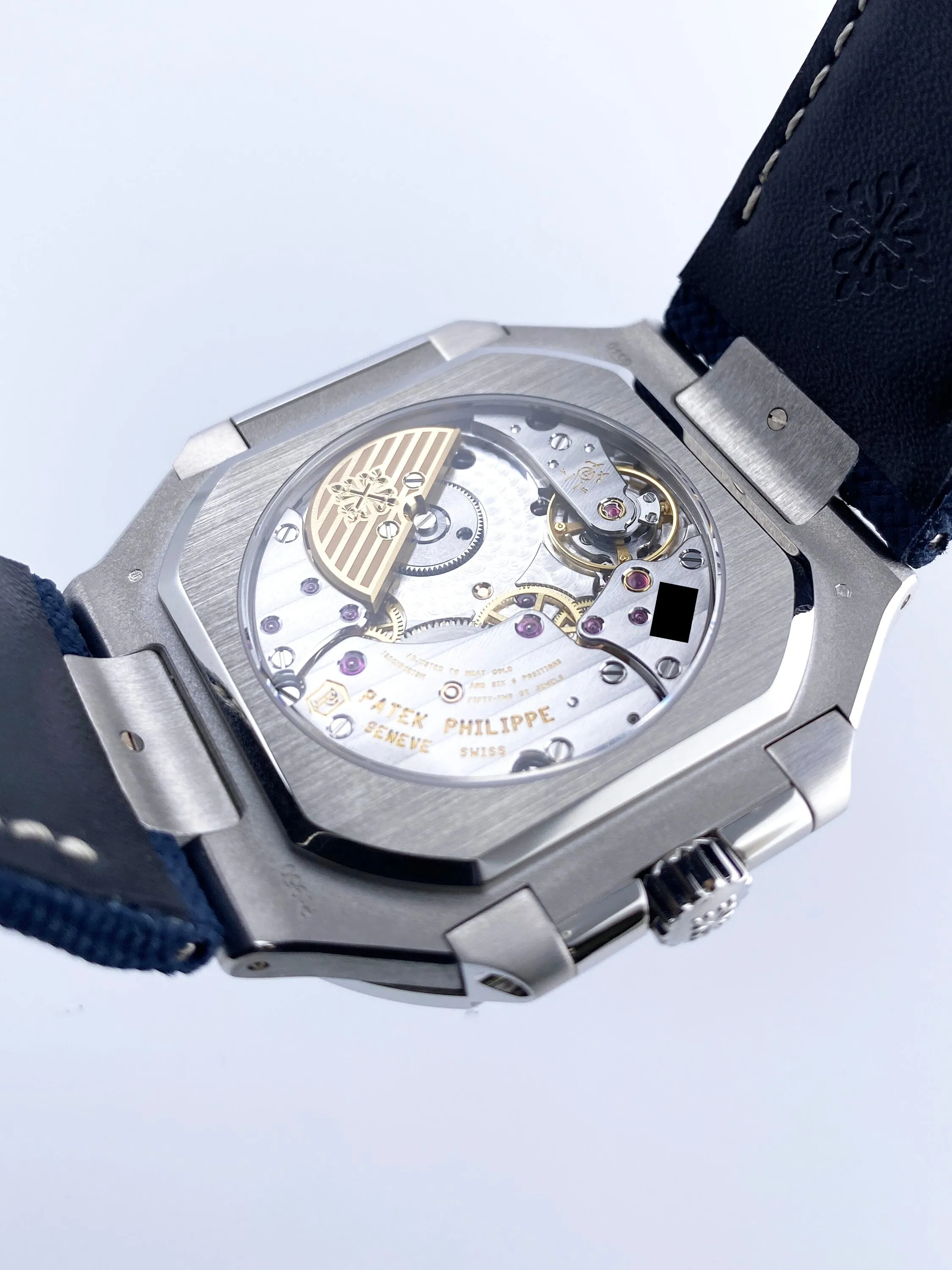 New Patek Philippe Cubitus 5822P Blue Dial Mens Watch Box Papers