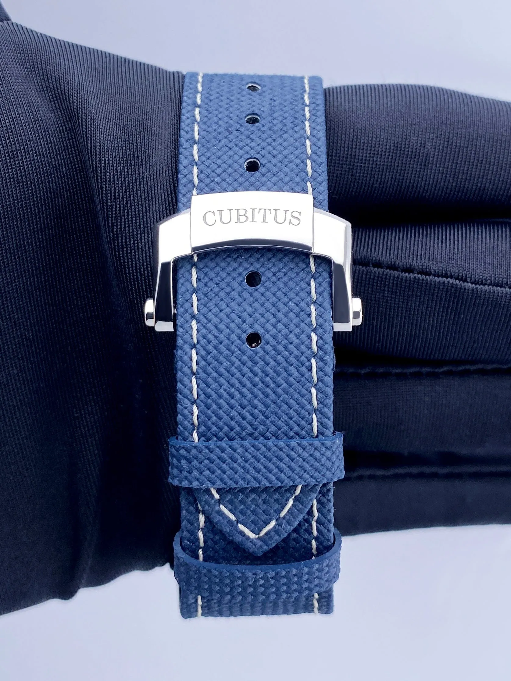 New Patek Philippe Cubitus 5822P Blue Dial Mens Watch Box Papers