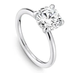 Noam Carver Platinum 1.70ct Round Solitaire with Hidden Halo Diamond Engagement Ring