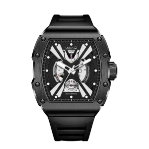 OLTO-8 EXPLORE-X Skeleton Automatic Watch Black
