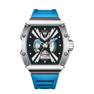 OLTO-8 EXPLORE-X Skeleton Automatic Watch Blue