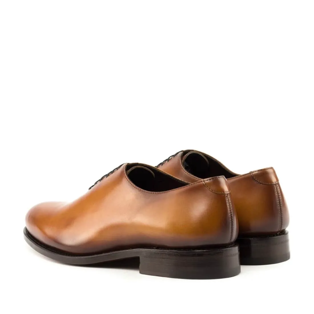 One Cut en cuir marron clair