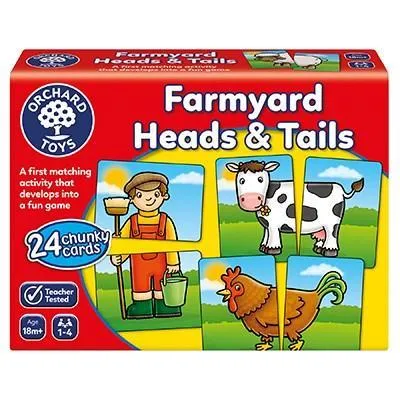 Orchard Toys Farmyard Heads & Tails
