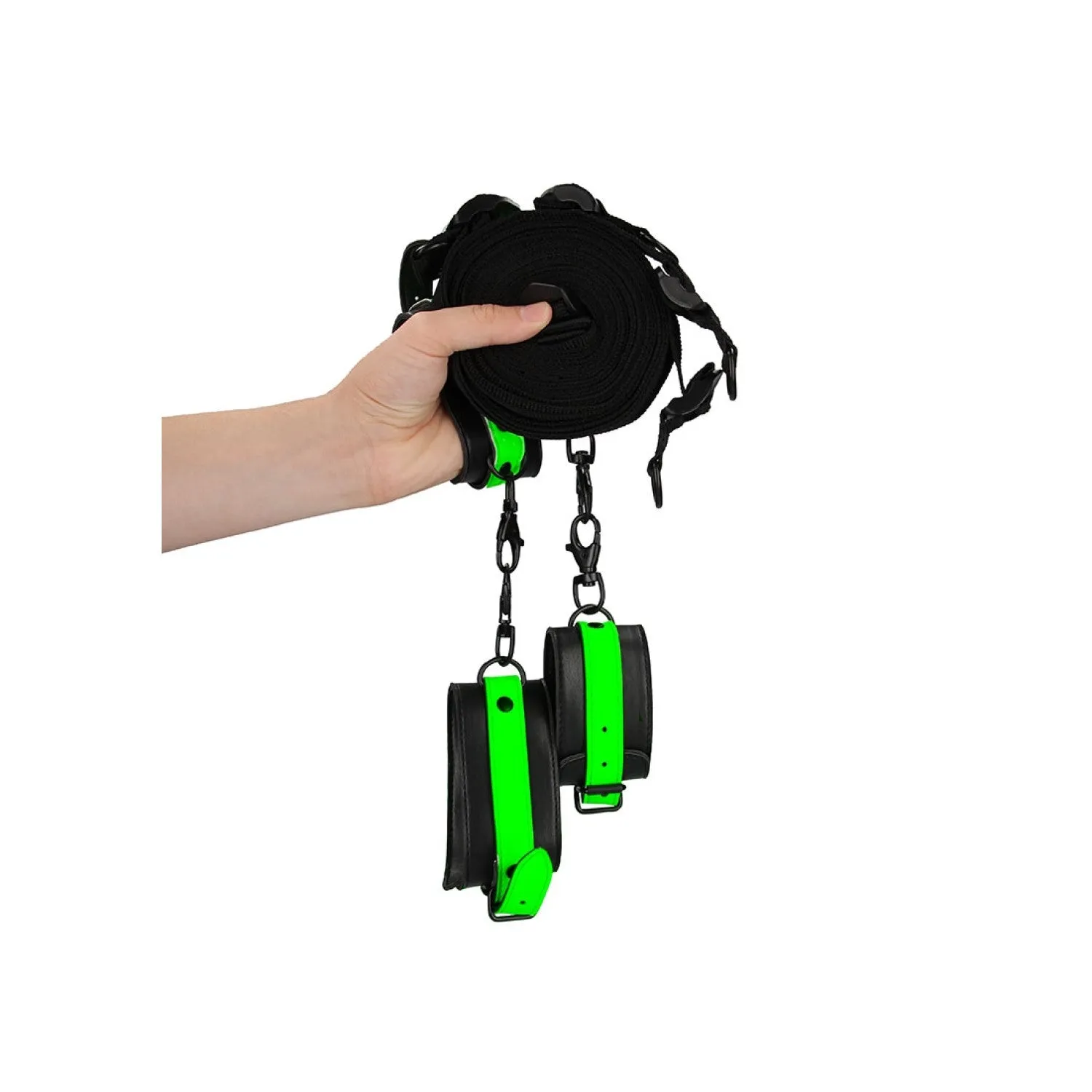 Ouch! Glow in the Dark Kit de fixation pour Bed Cuffs