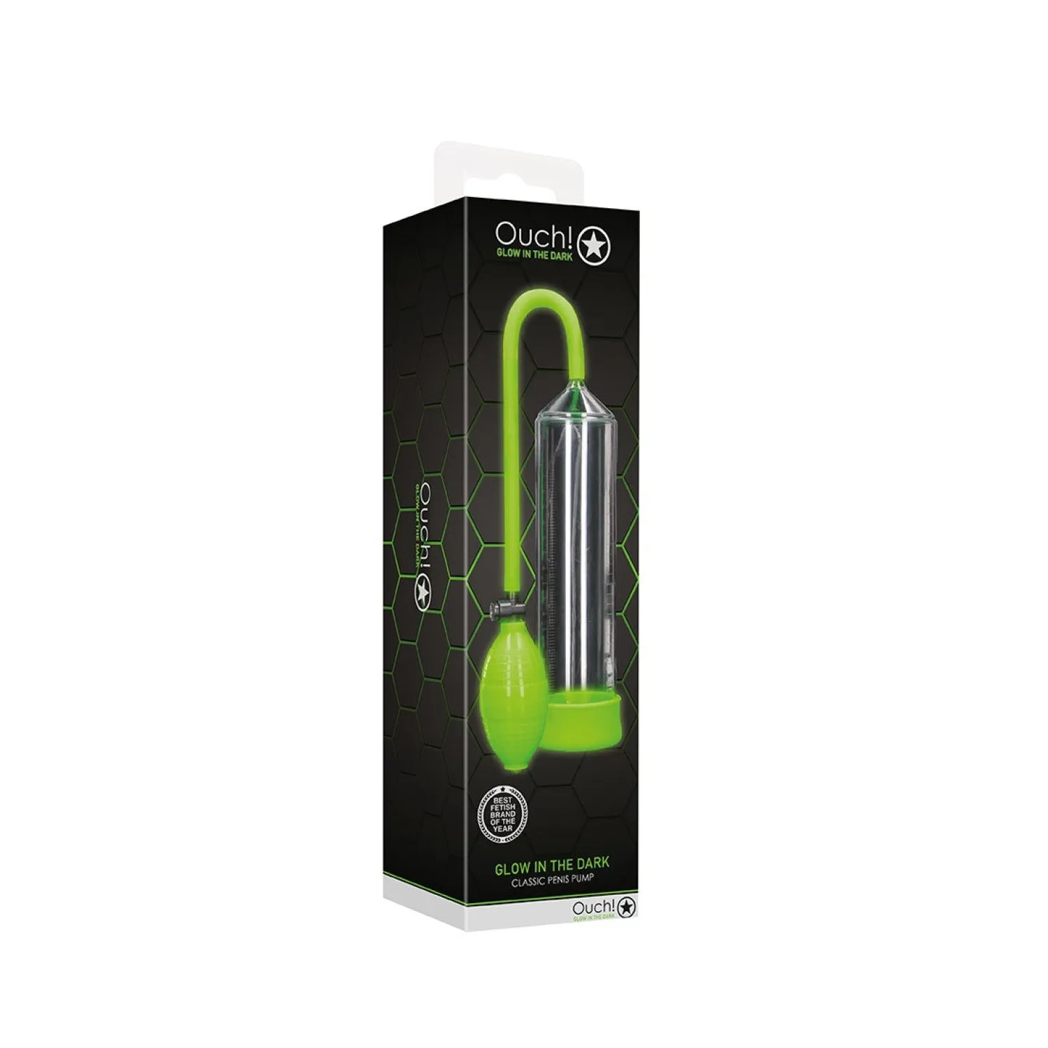Ouch! Glow in the Dark Pompe à Pénis Classique
