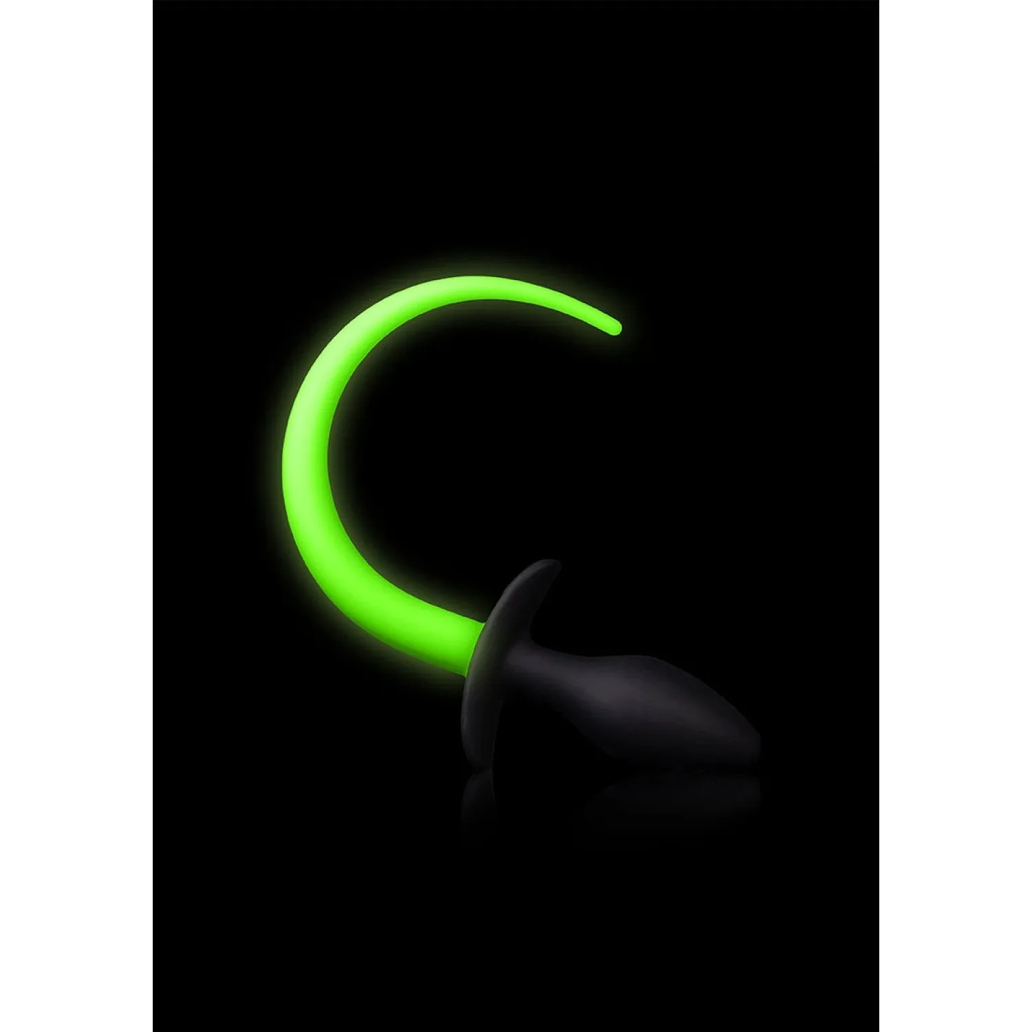 Ouch! Glow in the Dark Puppy Plug Anal Avec Queue 30 Cm