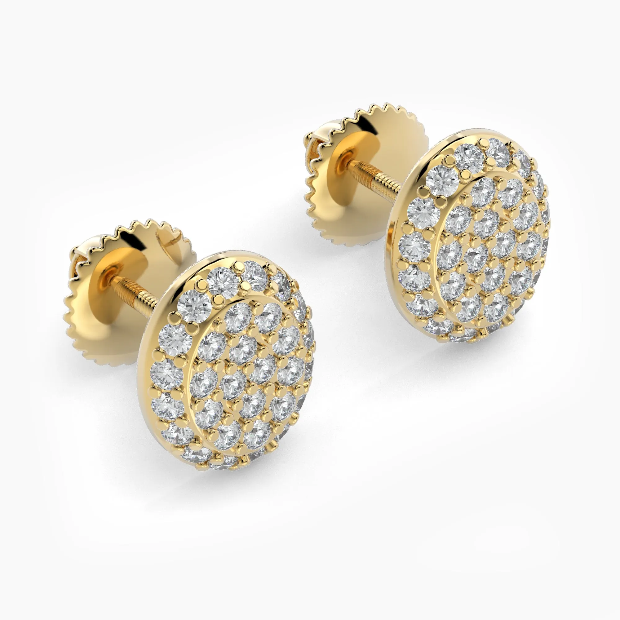 Oval Shaped AMoré Pavé Stud Earrings With 0.50 ct. Diamonds