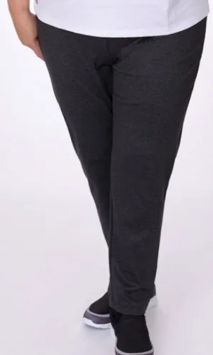 Pantalon Chicory Car. Taille Plus - Noir