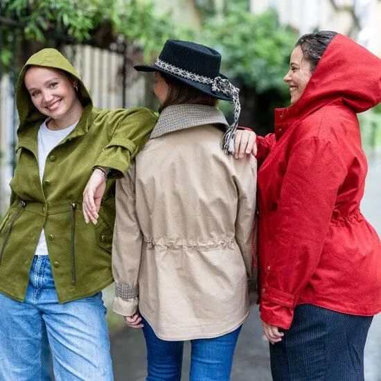 Parka NILS Patron de couture pochette - CORALIE BIJASSON