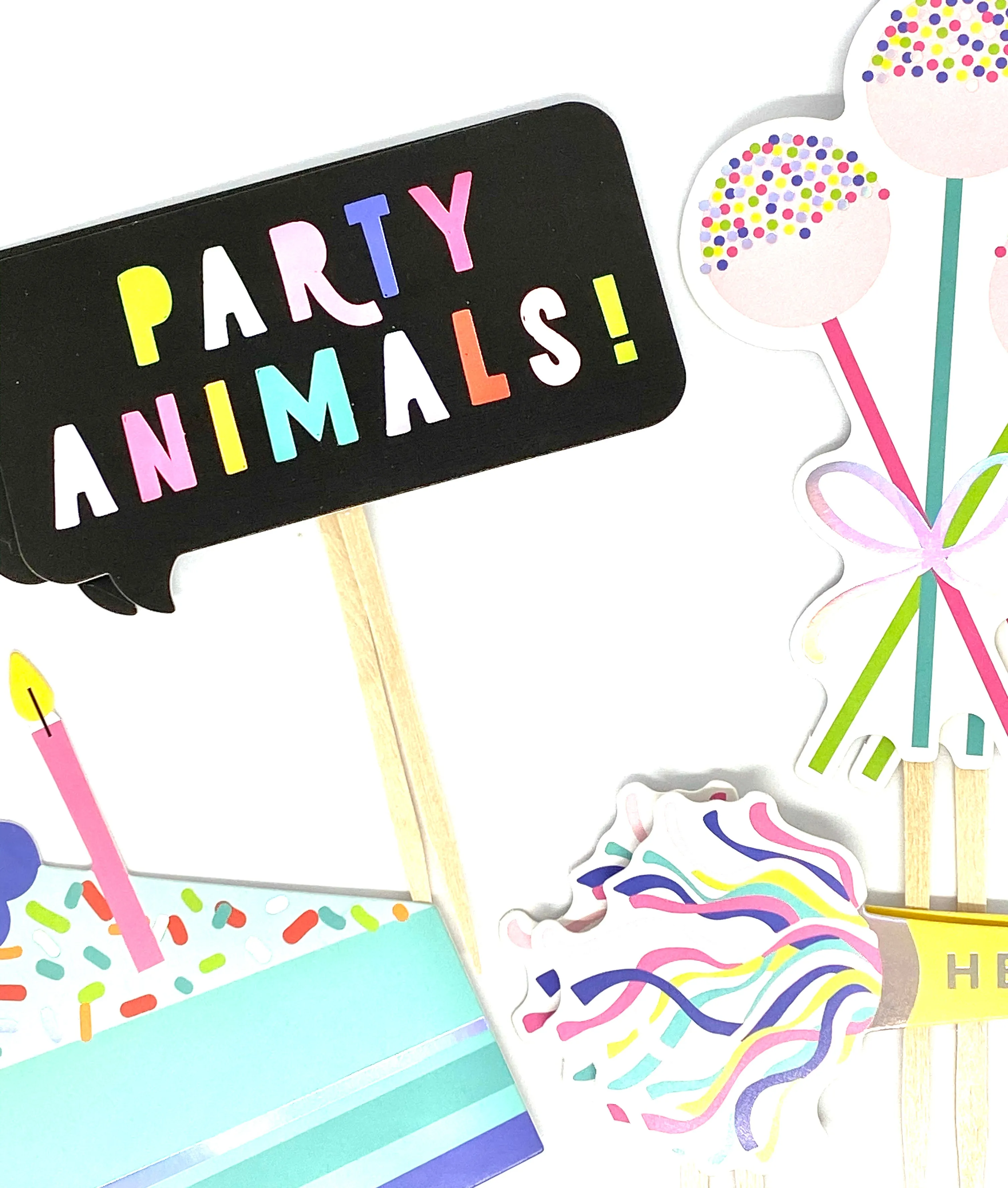 Party Animal Cupcake Toppers