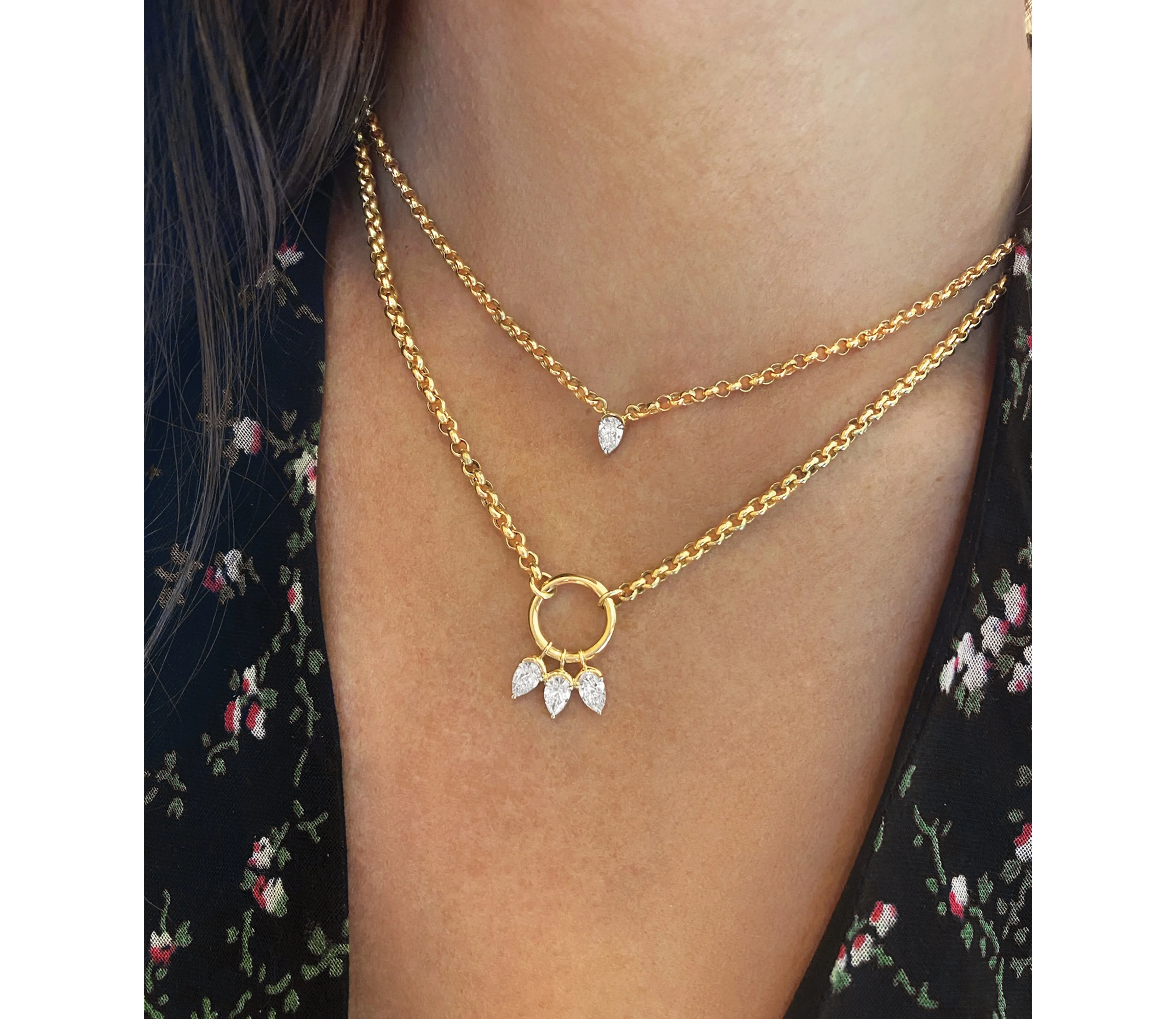 Pear Cuddle Necklace