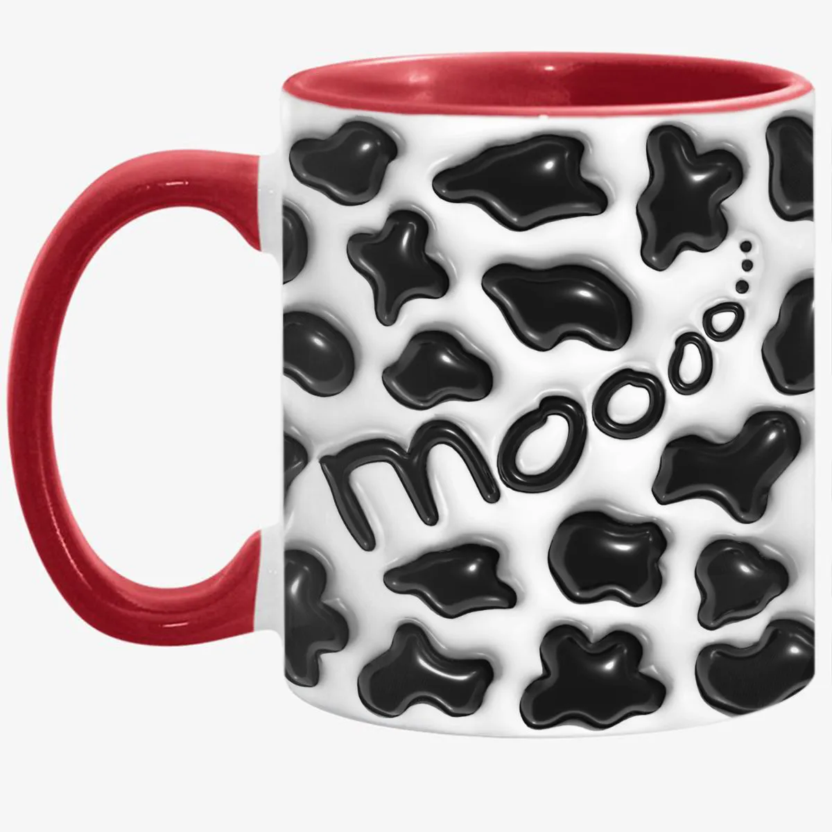 Personalized Cow Moo Accent Coffee Mug Cup