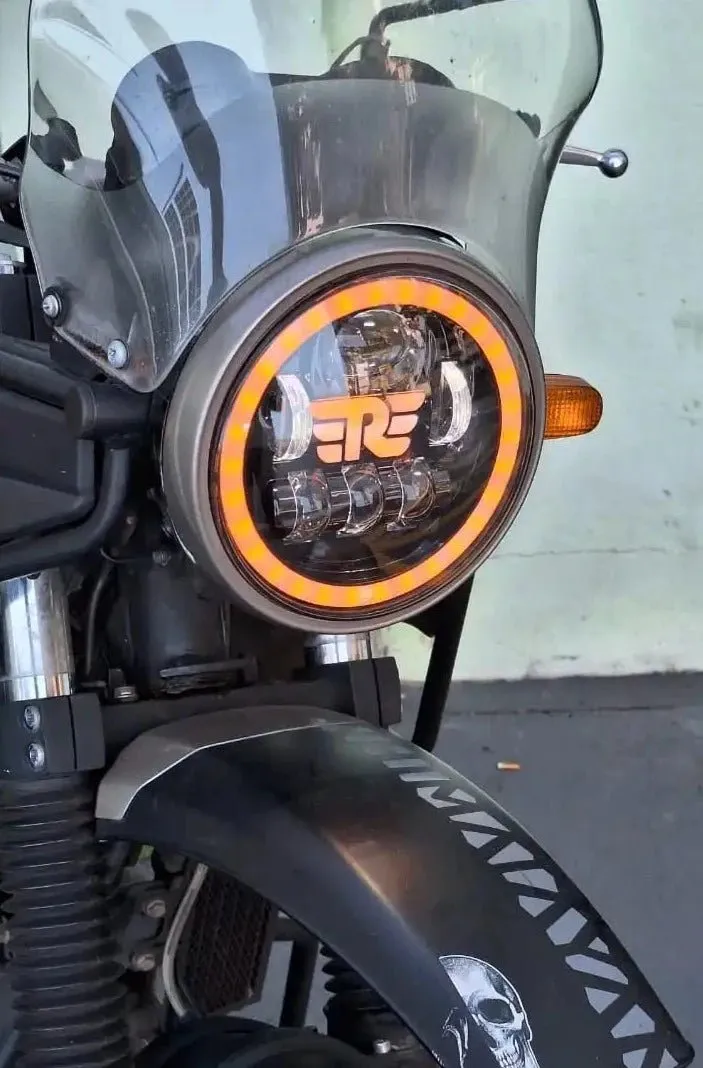 Phare LED moto Royal Enfield