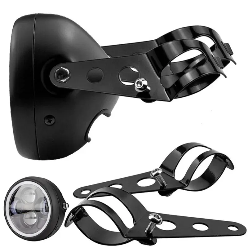 Phare moto LED rond - 5.75pouces